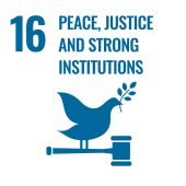 SDG 16 - Frieden, Gerechtigkeit und starke Institutionen