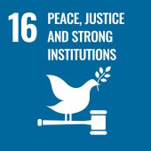 SDG 16 - Frieden, Gerechtigkeit und starke Institutionen