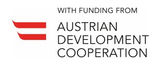 Austrian Development Cooperation Logo with funding statement.