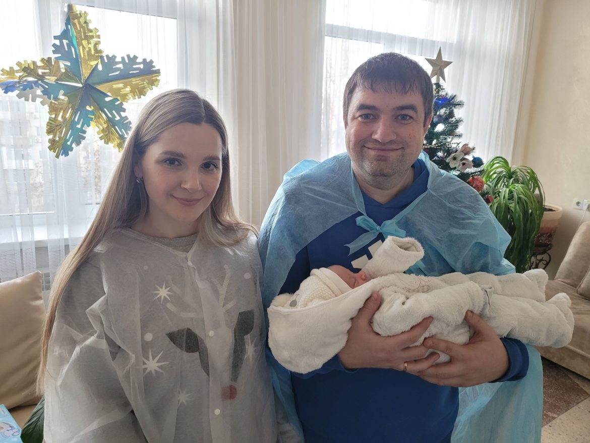 Ukraine: Nadia und Vicheslav mit ihrer Tochter Myroslava