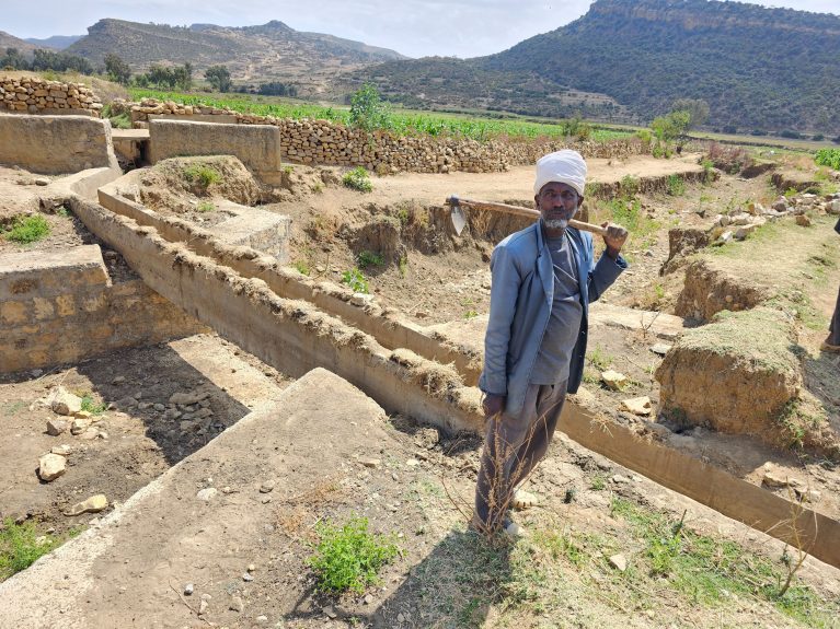 Tigray 2024, Kalayu beim Bewässerungssystem