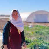 Yara lebt im Norden von Syrien und hat ein Business-Training sowie ein Startkapital für Gemüseanbau bekommen.
