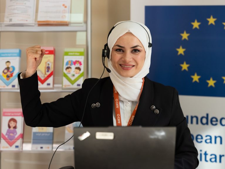 CARE bietet mit Unterstützung der EU Angebote für syrische Geflüchtete in der Türkei an.