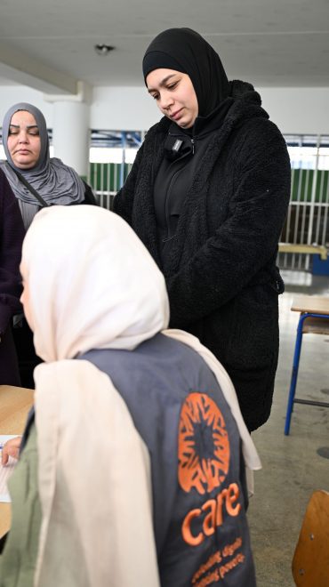 CARE leistet Nothilfe im Libanon.