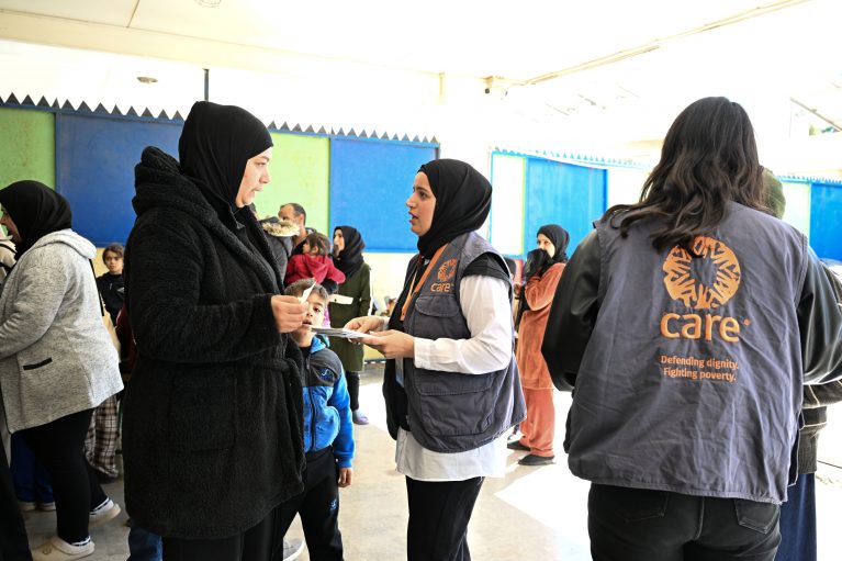 CARE leistet Nothilfe im Libanon.