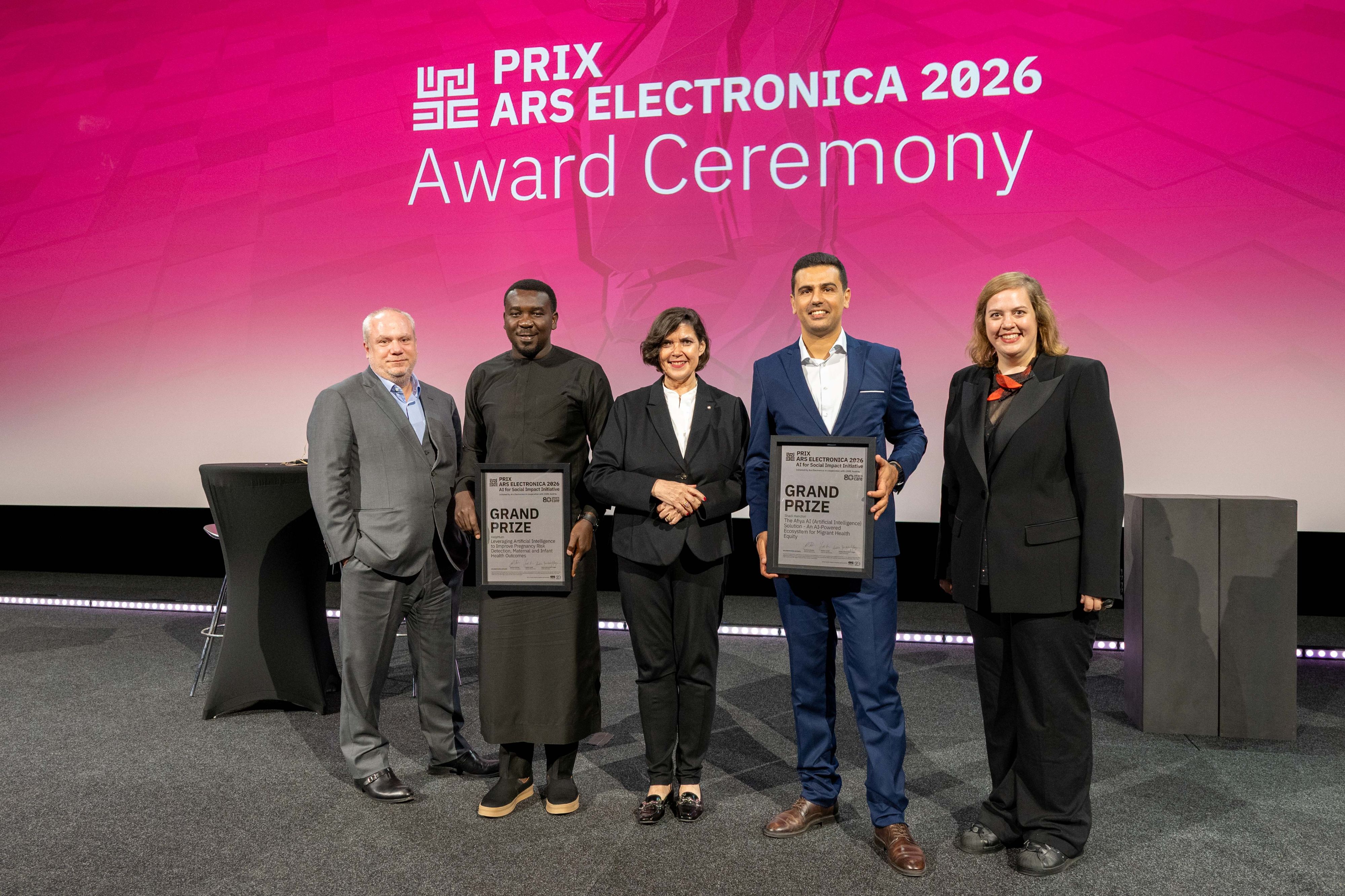Verleihung der  Awards der „AI for Social Impact“ Initiative in Linz, 10. September 2026.